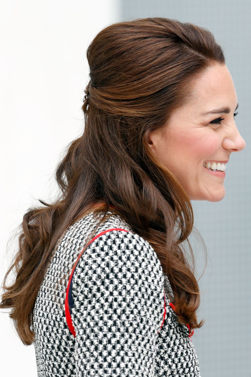 Kate Middleton Hairstyle - Voluminous Half-Up Bouffant