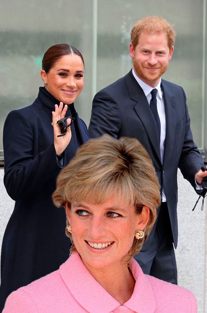 Prince Harry Meghan Markle and Princess Diana