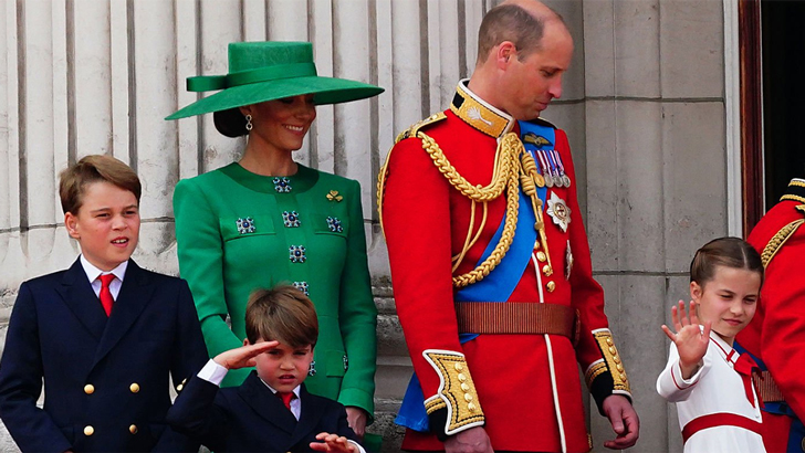 prince Louis trooping the colour