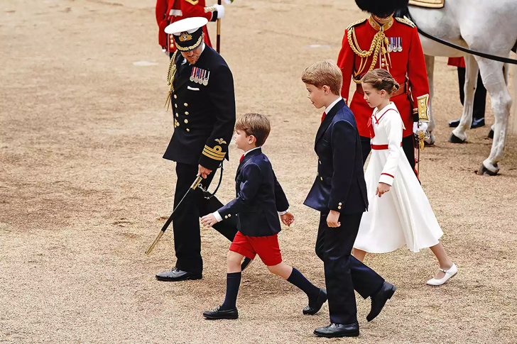 princess charlotte dress trooping the Colour