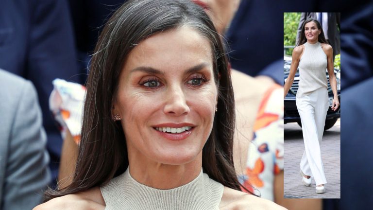PHOTOS: Queen Letizia boasts of her incredible arms Queen Letizia's summer outfit » The Royal House of Borbon