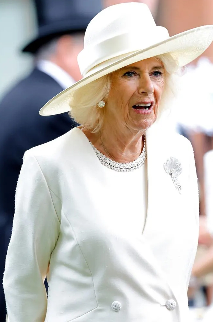 Dior Queen Camilla at Royal Ascot 2023