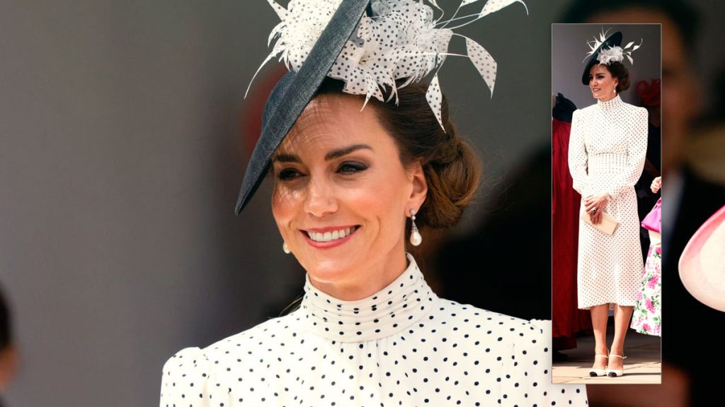 The secret behind the polka dots: Kate Middleton’s impeccable style Kate Middleton polka dot dress by Alessandra Rich