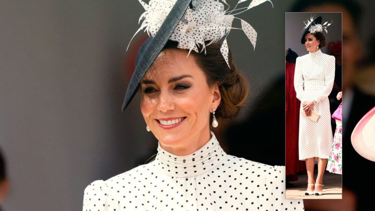 The secret behind the polka dots: Kate Middleton’s impeccable style Kate Middleton polka dot dress by Alessandra Rich