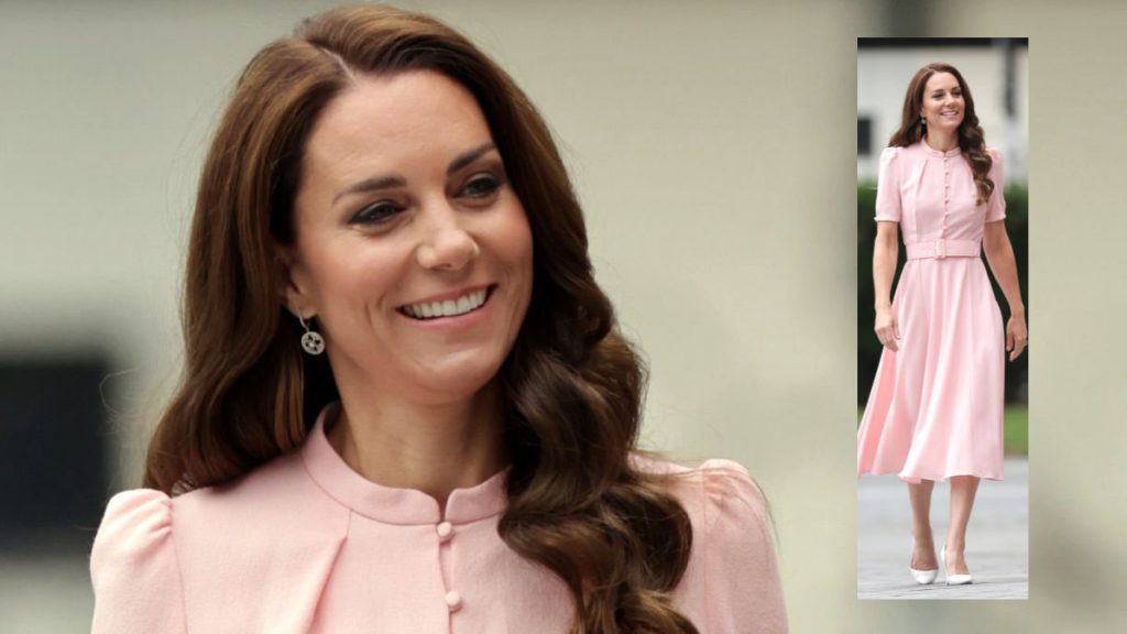 Kate Middleton recycles clothes from her closet in response to criticism Kate Middleton recycles her pink dress by Beulah London