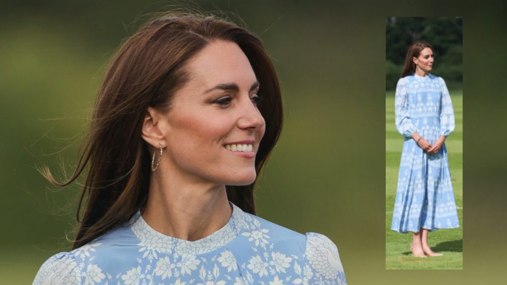 How much does the blue patterned dress Kate wore to a polo match cost? Kate Middleton at polo