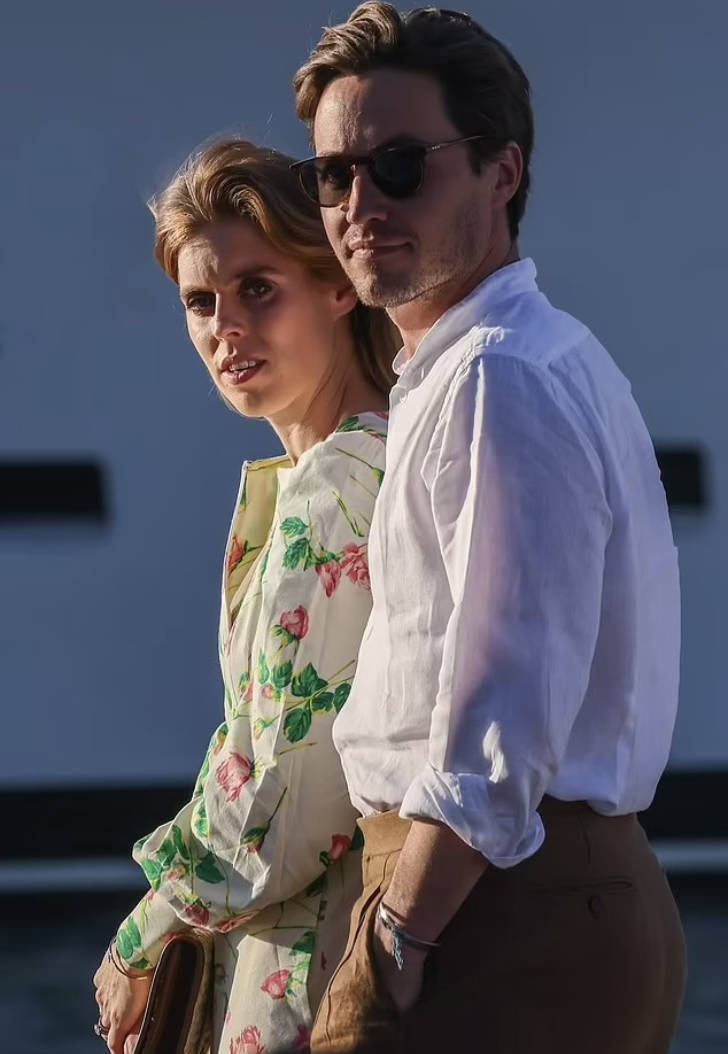 Princess Beatrice and Eduardo Mapelli in St. Tropez