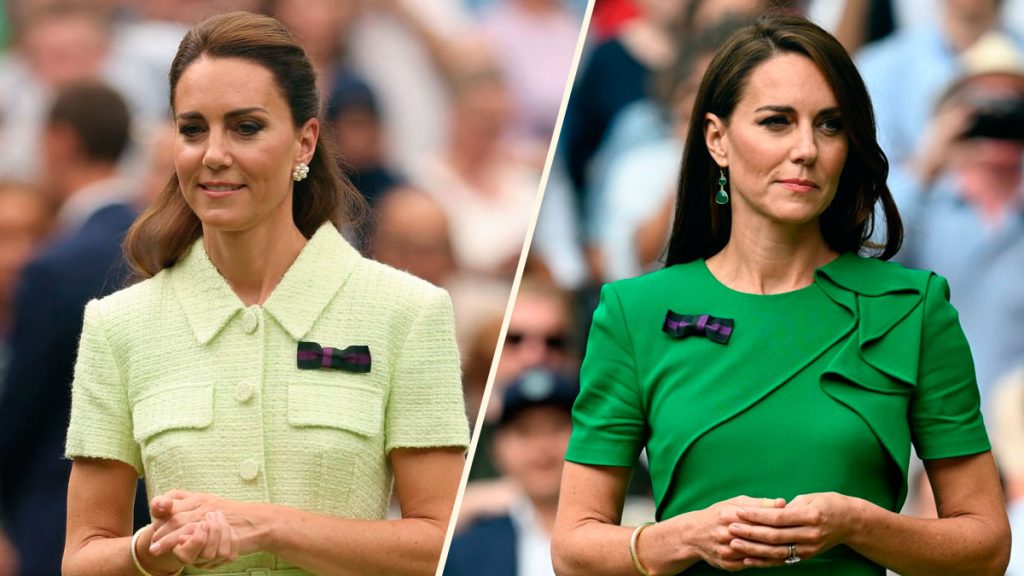 From the most pastel shade to the strongest: Kate Middleton opted for green at Wimbledon Kate Middleton's green dresses at Wimbledon 2023