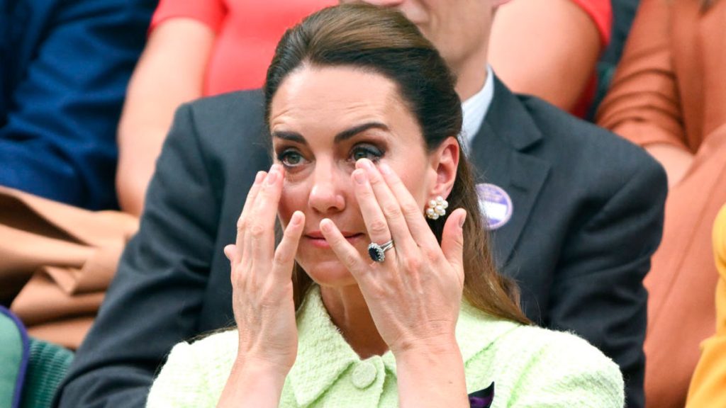 kate middleton crying