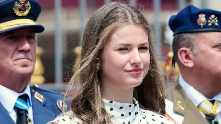 PHOTOS: Princess Leonor made her first visit to the Military Academy Princess Leonor's polka dot dress at the Military Academy
