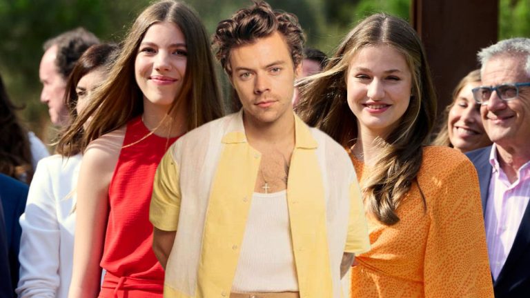 VIDEO: Leonor and Sofia receive criticism for taking advantage of their privileges at Harry Styles concert Leonor and Sofia at Harry Styles concert in Spain