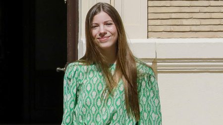 Infanta Sofia's look at the Military Academy