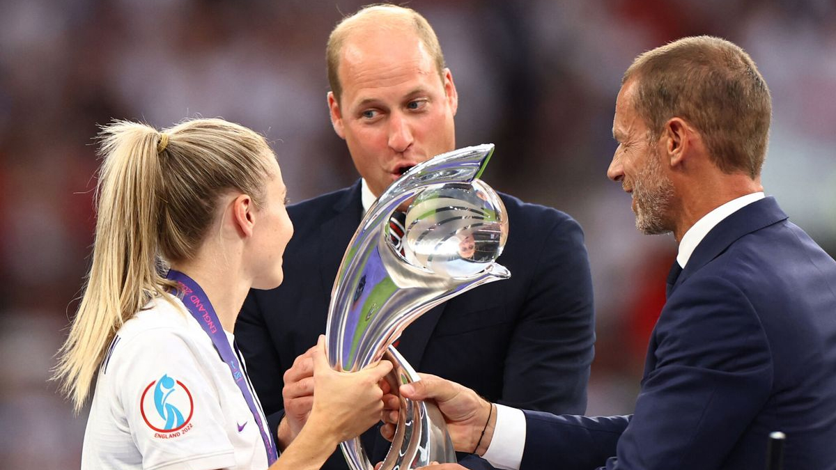 Prince William at Women's World Cup