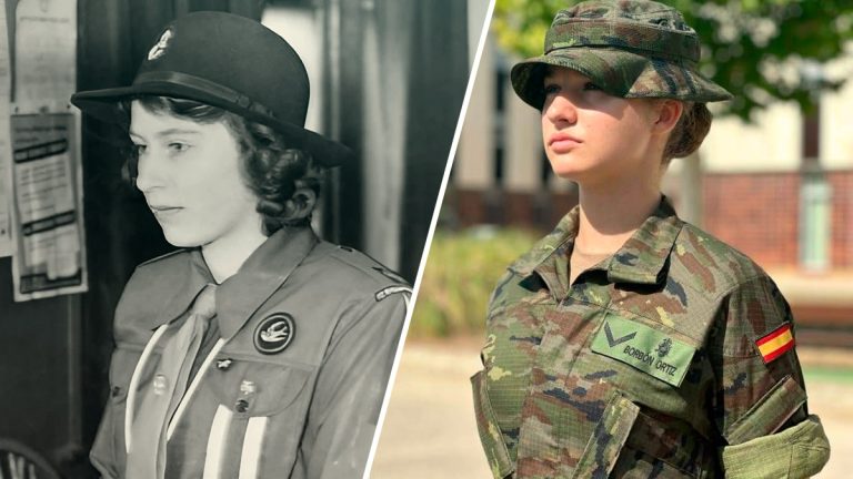 Differences in the military training of Queen Elizabeth II and Princess Leonor Military training of Elizabeth II and Leonor of Spain