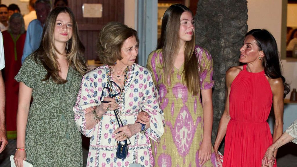 Spanish royal family dinner in Mallorca
