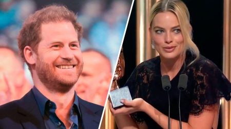 VIDEO: William and Kate’s reaction to Margot Robbie’s joke about Prince Harry Margot Robbie's Prince Harry joke