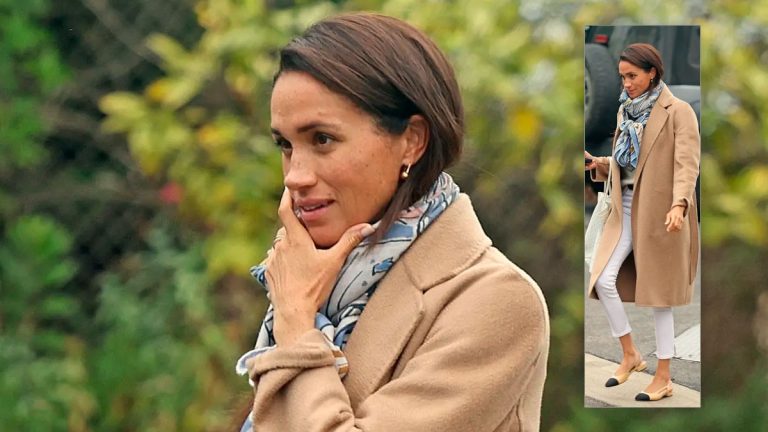 Meghan Markle Chanel slingback flats