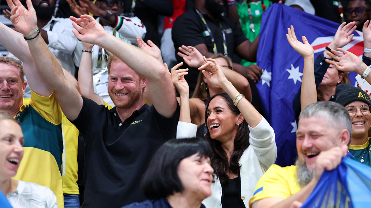 Meghan and Harry at the 2023 Invictus Games