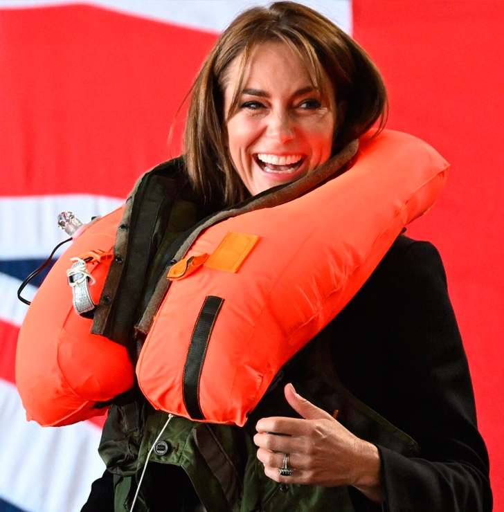 Kate Middleton reaction lifejacket