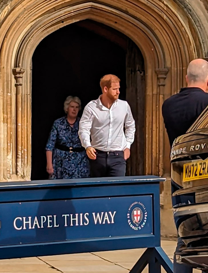 Prince Harry at St. George's Chapel