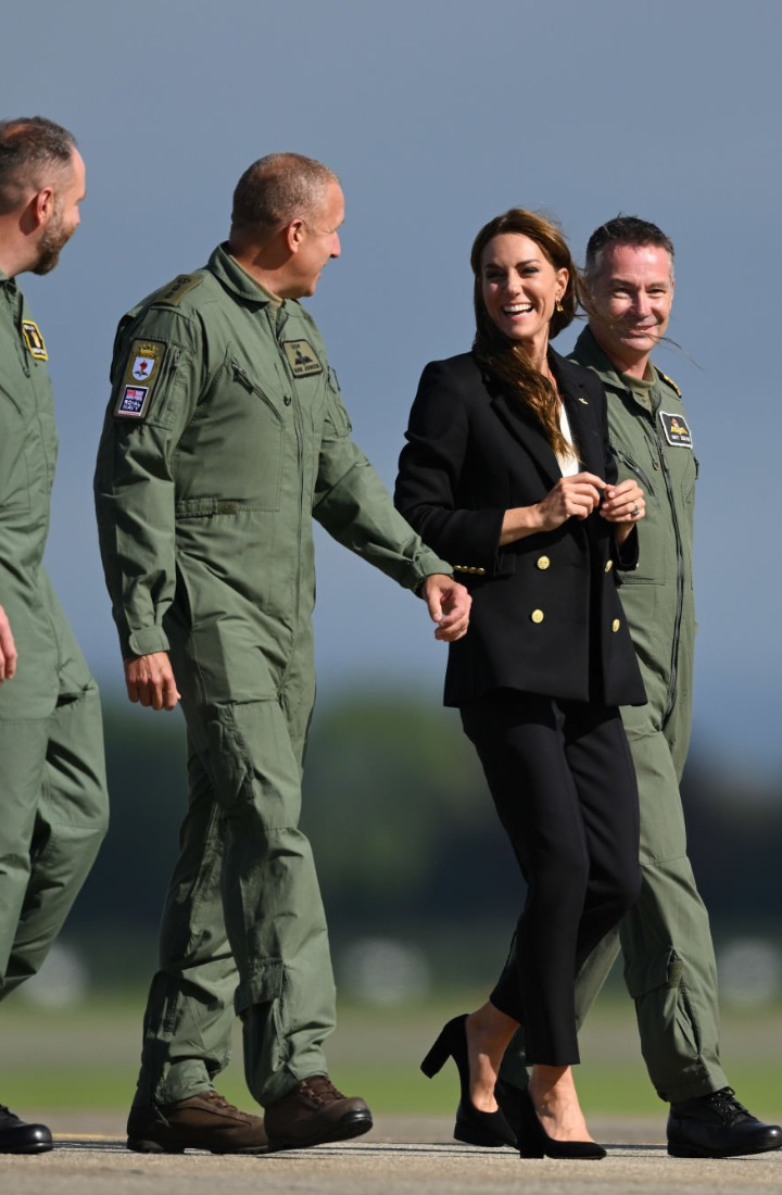 Kate at the Royal Naval Air Station Yeovilton