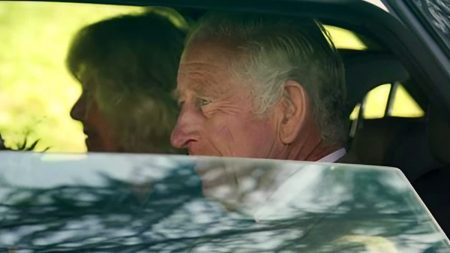 King Charles on the first anniversary of Elizabeth II's death
