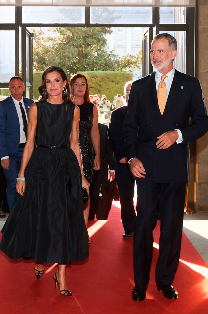 The King and Queen of Spain at the Royal Theater