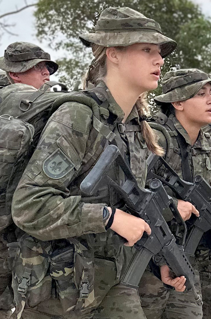 Leonor of Spain military training