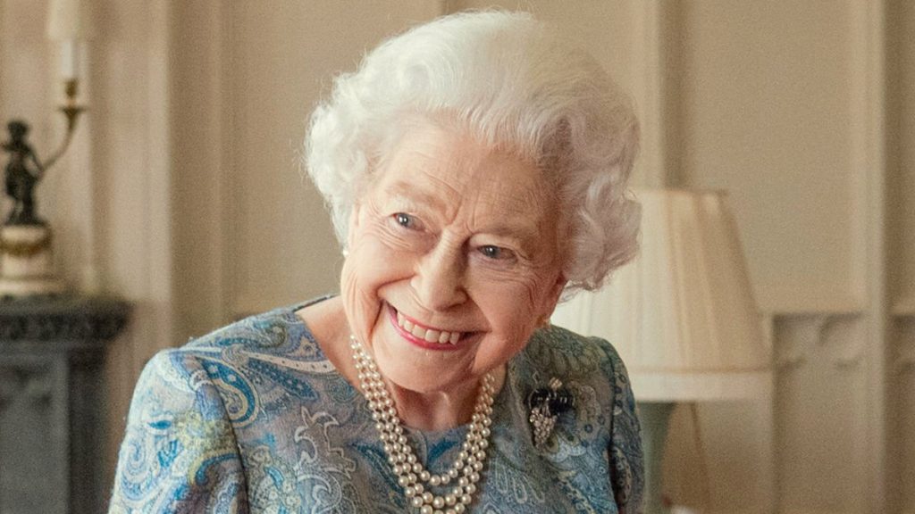 Elizabeth II on her first anniversary