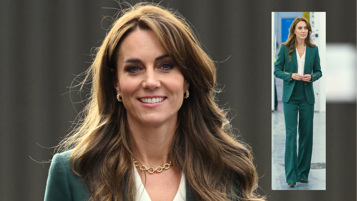 Kate Middleton at the textile factory What did she wear?