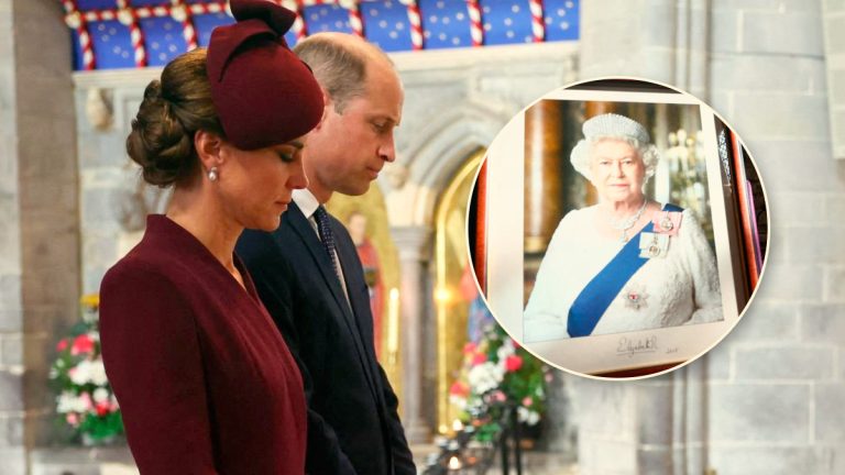 The Prince and Princess of Wales honored the memory of Elizabeth II at St. David’s Cathedral in Wales Elizabeth II's death anniversary