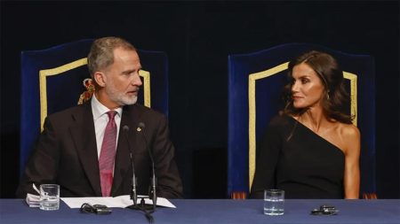 first photo of King Felipe and Letizia