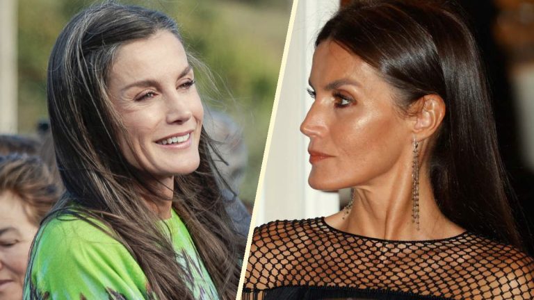 No dyes but a trick: this is how Letizia manages to disguise her gray hair Queen Letizia's gray hair mud baths