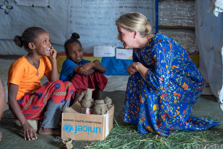 Sophie, Duchess of Edinburgh in Ethiopia