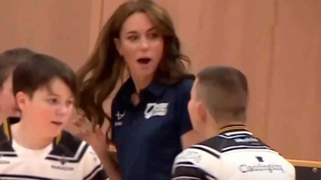 Kate Middleton gets a scare
