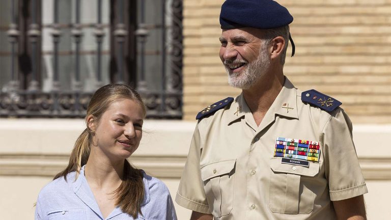 What is the swearing-in of the flag? This is Princess Leonor’s first major act on her way to becoming queen oath of allegiance to the national flag