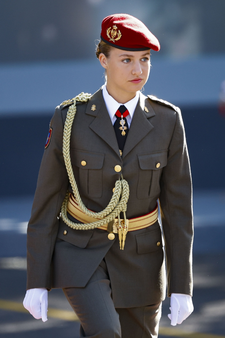 Princess Leonor in the military