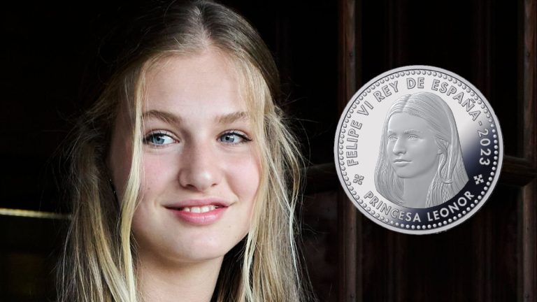 An unpublished photo shoot reveals the image of Princess Leonor’s commemorative coin Princess Leonor coin 2023