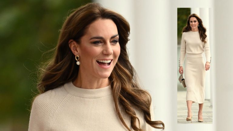 Kate Middleton dazzles in an elegant French-inspired look on a visit to Nottingham Kate Middleton in Nottingham