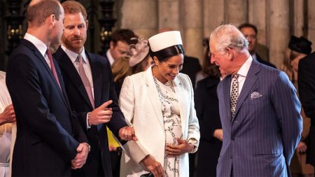 Meghan and Harry at the birthday of King Charles
