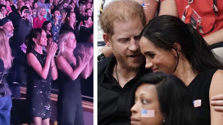VIDEOS & PHOTOS: Details of Meghan Markle’s dress at Katy Perry concert Meghan Markle's dress at the Katy Perry concert