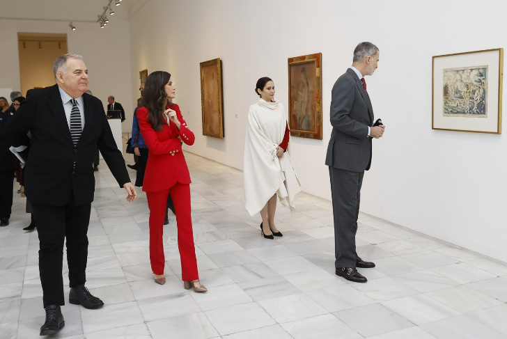 King Felipe and Queen Letizia at the Picasso exhibition