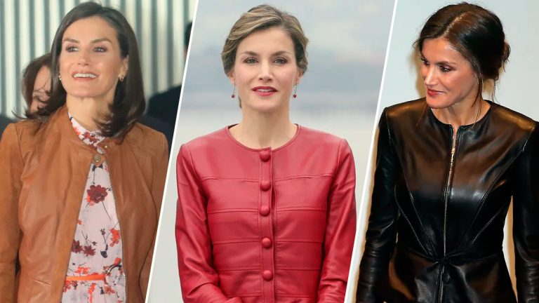 PHOTOS: The best leather jackets that Queen Letizia has worn Queen Letizia's Leather Jackets