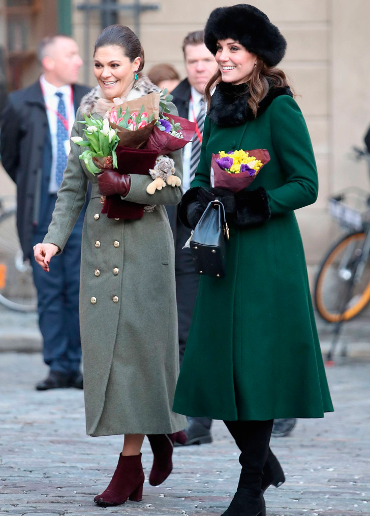 Victoria, Crown Princess of Sweden and Kate Middleton