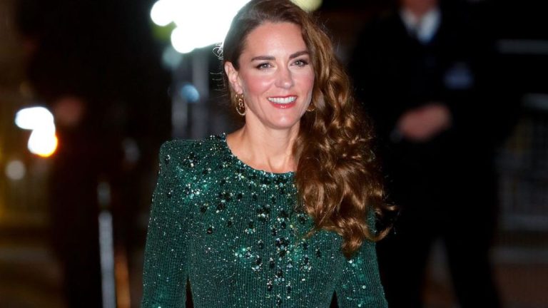 This was the elegant dress worn by Kate Middleton to King Charles’ birthday party kate middleton King Charles' birthday party