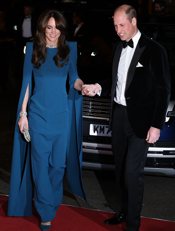 Kate Middleton and Prince William arriving at Royal Variety Performance