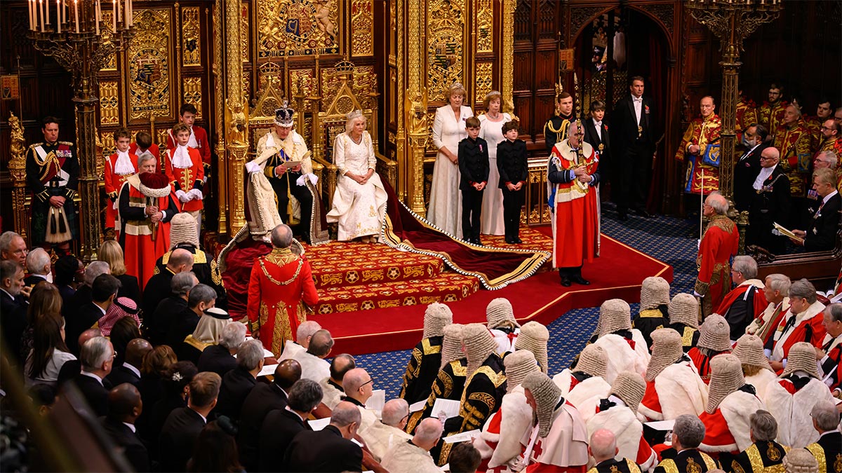 King Charles' speech at the opening of Parliament