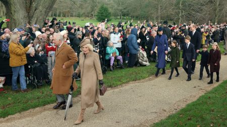 British royal family at Sandringham