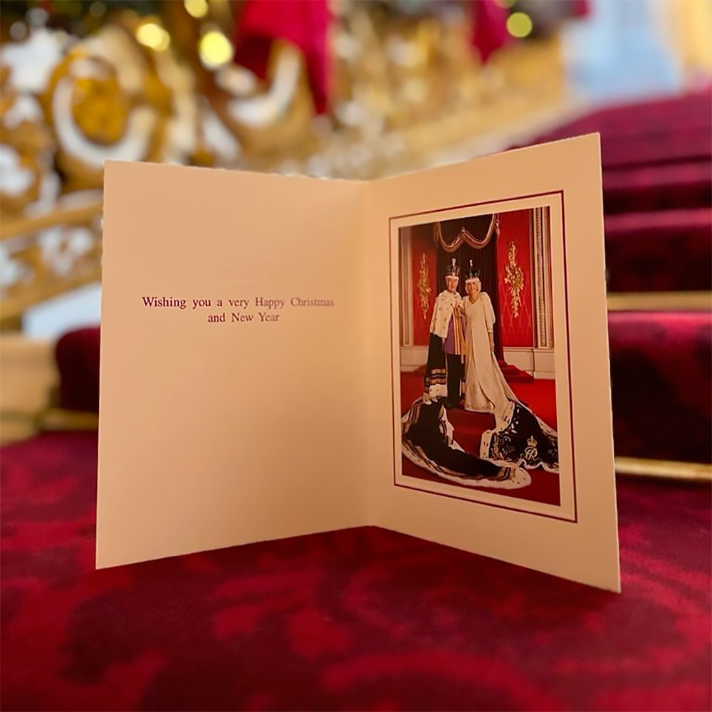 King Charles Christmas Card Photos