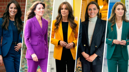 Working girl style: Kate Middleton shows off her taste in suits Kate Middleton's Suits